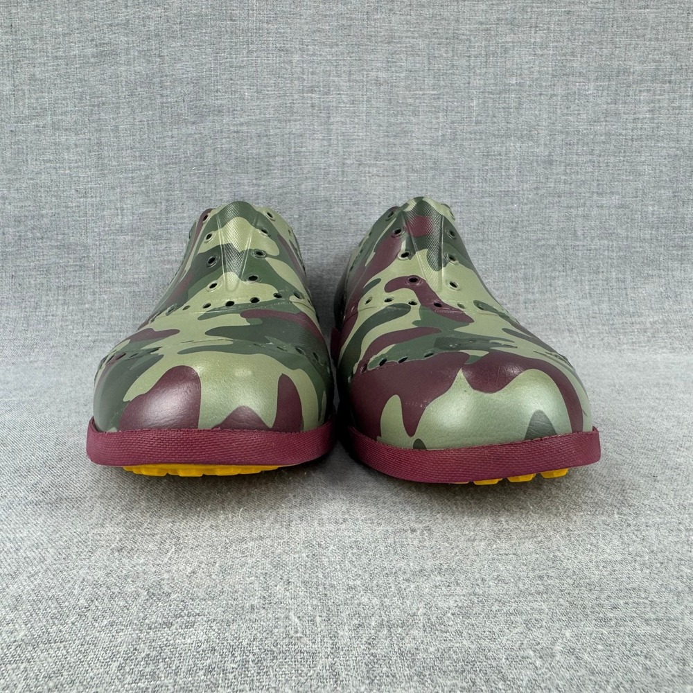 BiiON Oxford Wingtip Golf Shoes Men's Size 10 Camo Spikeless Slip On Brogue - Picture 2 of 9